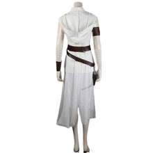 Load image into Gallery viewer, Star Wars The Rise of Skywalker Rey Full Set Cosplay Halloween Costume White Dress