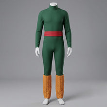 Load image into Gallery viewer, Anime Green Thick Eyebrows Taijutsu Ninja Cosplay Jumpsuit Costume for Men Boys