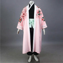 Load image into Gallery viewer, Anime Spirit Reapers 8th Unit Captain Cosplay Costume full Outfit with Pink Floral Kimono for Men Kids