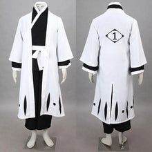 Load image into Gallery viewer, Anime Spirit Reapers 1st Unit Captain Cosplay Costume full Outfit with Haori Robe for Men Kids
