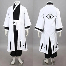 Load image into Gallery viewer, Anime Spirit Reapers 5th Unit Captain Cosplay Costume full Outfit with Haori Robe for Men Kids