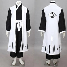 Load image into Gallery viewer, Anime Spirit Reapers 3rd Unit Captain Cosplay Costume full Outfit with Haori Robe for Men Kids