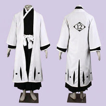 Load image into Gallery viewer, Anime Spirit Reapers 12th Unit Captain Cosplay Costume full Outfit with Haori Robe for Men Kids