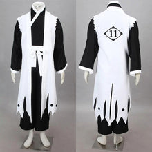Load image into Gallery viewer, Anime Spirit Reapers 11th Unit Captain Cosplay Costume full Outfit with Haori Robe for Men Kids
