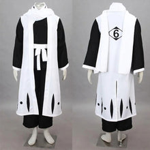 Load image into Gallery viewer, Anime Spirit Reapers 6th Unit Captain Cosplay Costume full Outfit with Haori Robe for Men Kids