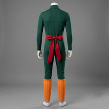 Load image into Gallery viewer, Anime Green Thick Eyebrows Taijutsu Ninja Cosplay Jumpsuit Costume for Men Boys