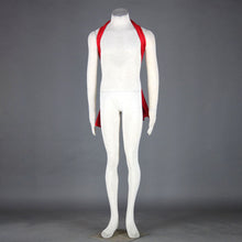 Load image into Gallery viewer, Anime Red-Eyed Avenger Rogue Ninja Taking Exam Cosplay Costume Black Outfit with Red Sash