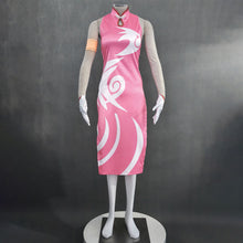 Load image into Gallery viewer, Cherry Blossom Pink Medical Kunoichi Mobile Game Edition Cosplay Pink Dress Costume for Women Girls