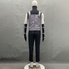 Load image into Gallery viewer, Masked White Hair Copy Ninja Black Ops Style Cosplay Gray Vest Costume for Men Kids