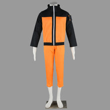 Load image into Gallery viewer, Anime Orange Whisker Marked Ninja Hero Cosplay Costume Outfit For Men Boys
