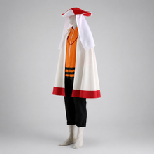 Load image into Gallery viewer, Anime Orange Ninja Seventh Village Leader Cosplay Costume full Outfit with Hat for Men Kids