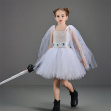 Load image into Gallery viewer, Kids Star Wars Costume Princess Leia Dress Cosplay White Dress for Halloween