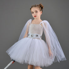 Load image into Gallery viewer, Kids Star Wars Costume Princess Leia Dress Cosplay White Dress for Halloween