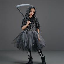 Load image into Gallery viewer, Spirit Reapers Grim Reaper Hooded Dress Halloween Cosplay Costume for Kids