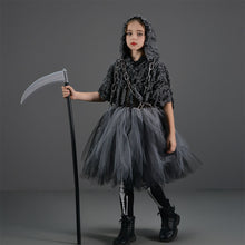 Load image into Gallery viewer, Spirit Reapers Grim Reaper Hooded Dress Halloween Cosplay Costume for Kids