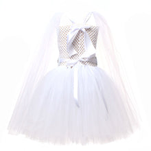 Load image into Gallery viewer, Kids Star Wars Costume Princess Leia Dress Cosplay White Dress for Halloween