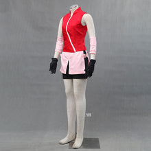 Load image into Gallery viewer, Anime Pink-Haired Cherry Blossom Kunoichi Cosplay Costume Outfit with Accessories for Women Girls