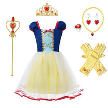 Load image into Gallery viewer, Princess Costume Snow White Summer Dress With Accessories For Toddler Girls Party