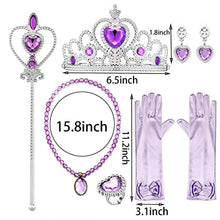 Load image into Gallery viewer, Girls Frozen Costume Princess Anna Cosplay Dress Birthday or Party With Accessories