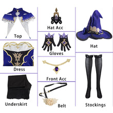 Load image into Gallery viewer, Genshin Impact Costume Lisa Minci Cosplay Full Set Halloween Costume For Women