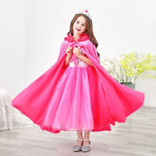 Load image into Gallery viewer, Kids Frozen Snow White Beauty and the Beast Costume Princess Elsa Anna Belle Cosplay Capes Robe