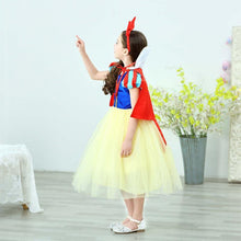 Load image into Gallery viewer, Princess Costume Snow White Summer Dress With Accessories For Girls Party