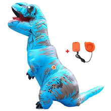 Load image into Gallery viewer, T Rex Costume Inflatable Dinosaur Cosplay Suit Halloween Dino Costume For Adults and Kids
