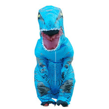Load image into Gallery viewer, T Rex Costume Inflatable Dinosaur Cosplay Suit Halloween Dino Costume For Adults and Kids