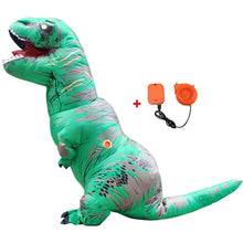 Load image into Gallery viewer, T Rex Costume Inflatable Dinosaur Cosplay Suit Halloween Dino Costume For Adults and Kids