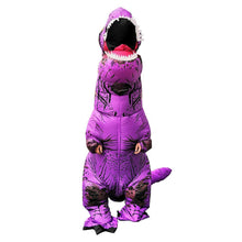 Load image into Gallery viewer, T Rex Costume Inflatable Dinosaur Cosplay Suit Halloween Dino Costume For Adults and Kids