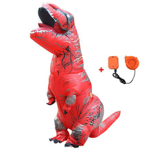 Load image into Gallery viewer, T Rex Costume Inflatable Dinosaur Cosplay Suit Halloween Dino Costume For Adults and Kids