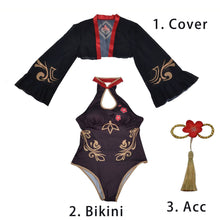 Load image into Gallery viewer, Genshin Impact Costumes Hu tao Hina Lisa Swimsuit Cosplay with Accessories for Women