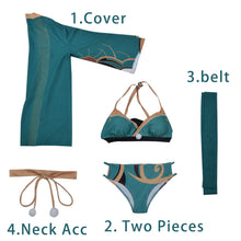 Load image into Gallery viewer, Genshin Impact Costumes Hu tao Hina Lisa Swimsuit Cosplay with Accessories for Women