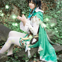 Load image into Gallery viewer, Genshin Impact Costume Venti Cosplay Full Set Halloween Costume For Women