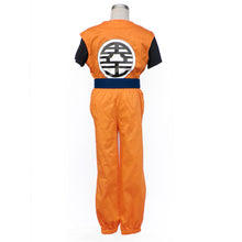 Load image into Gallery viewer, Dragon Ball Costume Son Goku Trainning Orange Suit Chinese 'Turtle' Letter Cosplay Suit for Men and Kids