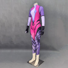 Load image into Gallery viewer, Overwatch Costume Widowmaker Stretchable Cosplay Jumpsuit with Gloves For Women and Kids