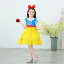 Load image into Gallery viewer, Princess Costume Snow White Summer Dress With Accessories For Toddler Girls Party