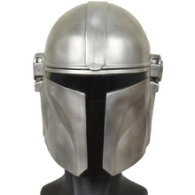 Load image into Gallery viewer, Star Wars Hasbro Galaxy's Outer Edge Trading Post The Mandalorian Battle-Worn Mask Gray