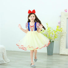 Load image into Gallery viewer, High Quality Princess Costume Snow White Dress With Accessories For Girls Party