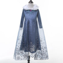 Load image into Gallery viewer, Kids Frozen Costume Princess Elsa Anna Cosplay Birthday or Party Dress With Accessories