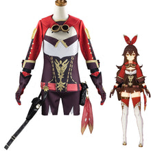 Load image into Gallery viewer, Genshin Impact Costume Ordo Favonius Amber Cosplay Full Set For Women