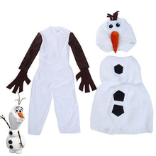 Load image into Gallery viewer, Kids Frozen Costume Olaf Cosplay Dress-Up