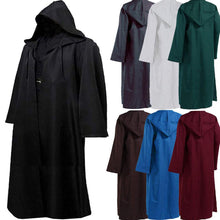 Load image into Gallery viewer, Star Wars Costume Jedi Knight Anakin Skywalker Cosplay Cloak Solid Color Robe For Unisex