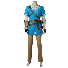 Load image into Gallery viewer, Mens The Legend Of Zelda Breath Of The Wild Link High Quality Cosplay Costume