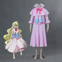 Load image into Gallery viewer, Women and Kids Fairy Tail Costume Mavis Vermilion Cosplay Suit First Generation Chairman Dress
