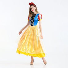 Load image into Gallery viewer, High Quality Snow White Costume Dress for Adult Classic Princess Cosplay
