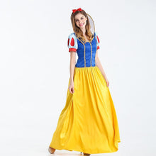 Load image into Gallery viewer, Larger Skirt Snow White Costume Dress for Adult Classic Princess Cosplay