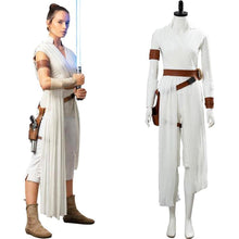 Load image into Gallery viewer, Star Wars The Rise of Skywalker Rey Full Set Cosplay Halloween Costume