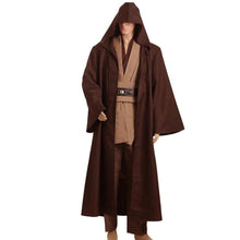 Load image into Gallery viewer, Star Wars Costume Kenobi Jedi TUNIC Cosplay Costume Brown Shirt 