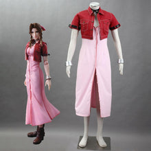 Load image into Gallery viewer, Women and Children Final Fantasy 7 Costume Aerith Gainsborough Cosplay Full Set